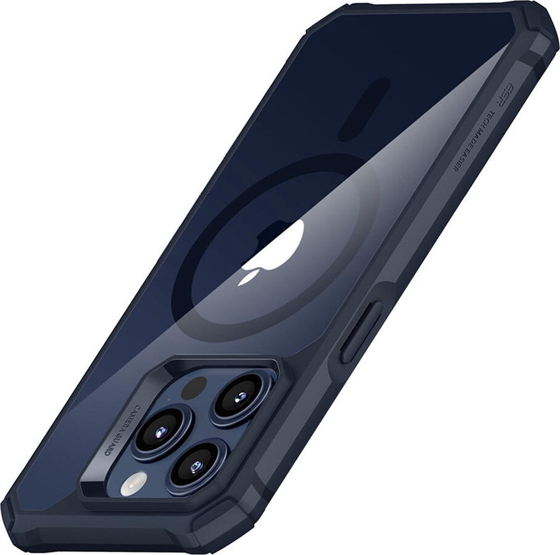 ESR - iPhone 15 Pro Max - Carcasa Armor Clear Case (HaloLock) - Clear Dark Blue