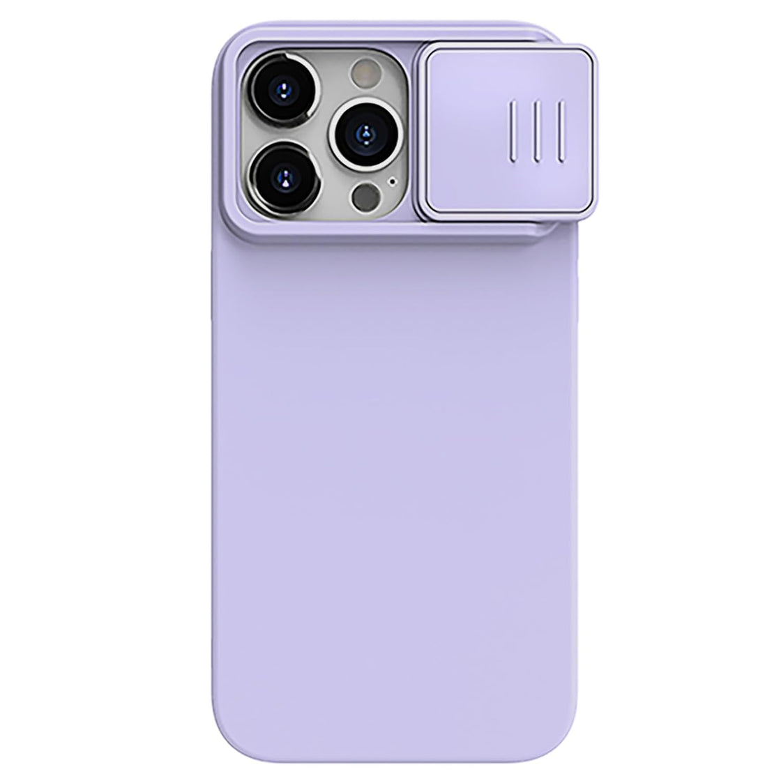 Nillkin - iPhone 15 Pro - Carcasa CamShield Silky Magnetic Silicone Case - Misty Purple