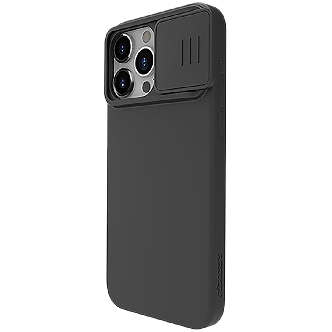 Nillkin - iPhone 15 Pro - Carcasa CamShield Silky Magnetic Silicone Case - Classic Black