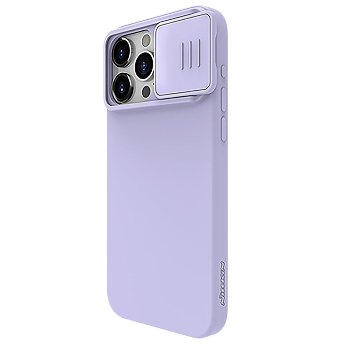 Nillkin - iPhone 15 Pro - Carcasa CamShield Silky Magnetic Silicone Case - Misty Purple