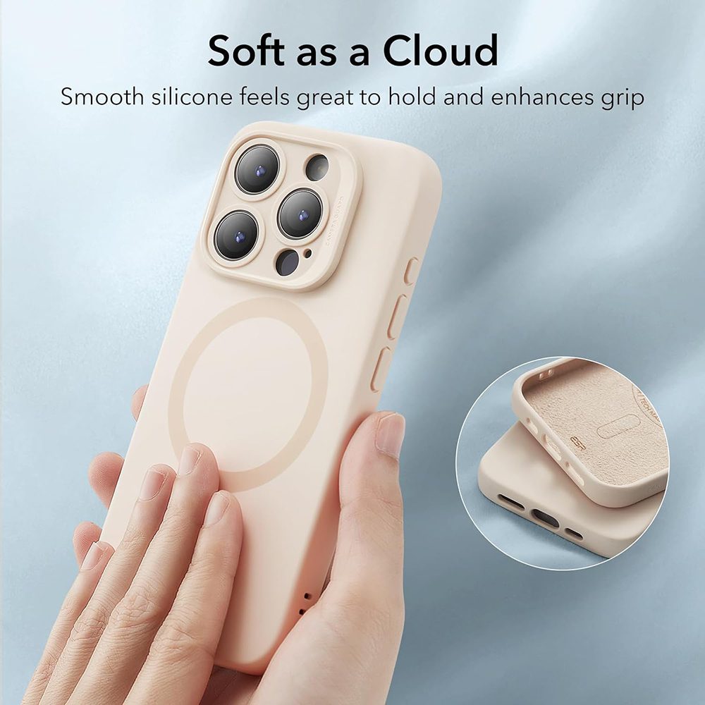 ESR - iPone 15 Pro Max - Carcasa Cloud Soft - Light Tan