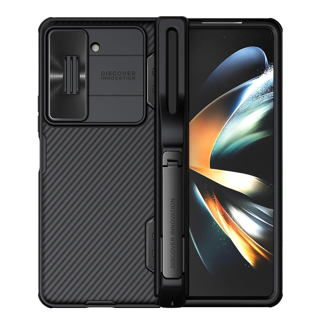 Nillkin - Galaxy Z Fold 5 - Carcasa CamShield Fold Case-Pen Holder Version - Black