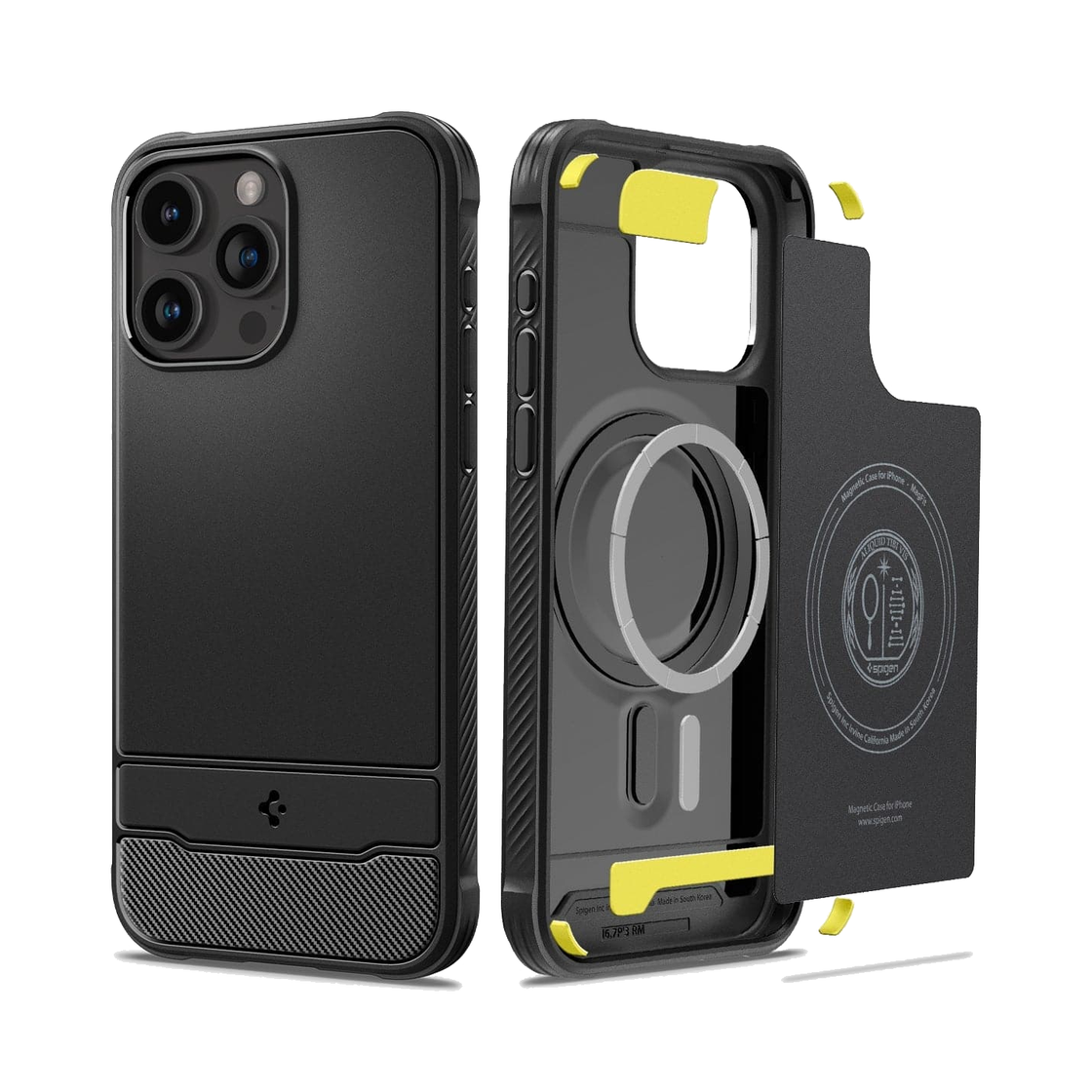 Spigen - iPhone 15 Pro Max - Carcasa Rugged Armor (MagFit)