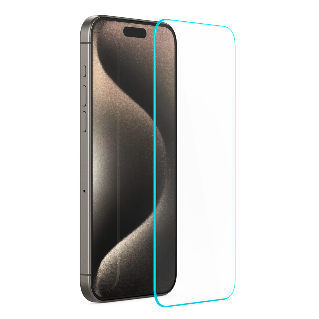 Spigen - iPhone 15 Pro - Protector de Pantalla Glas.tR Slim