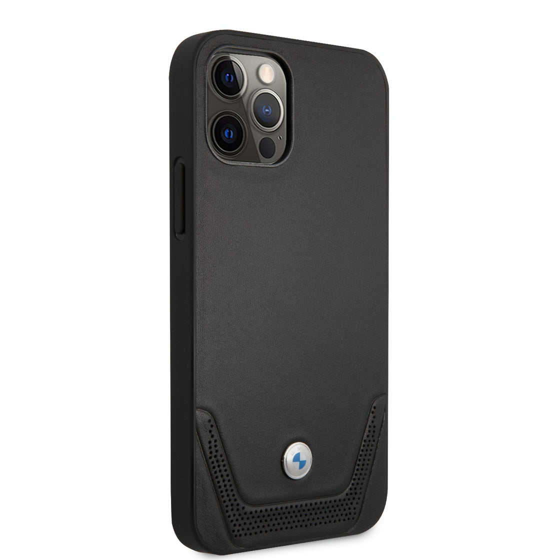 BMW - iPhone 13 Pro Max - Carcasa Leather Perforate - Black