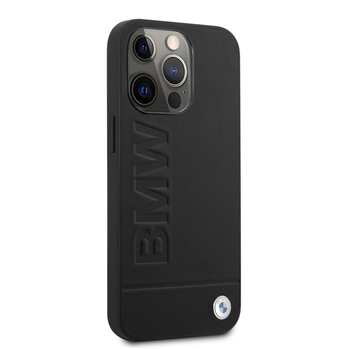 BMW - iPhone 13 Pro - Carcasa HC LEATHER HOT STAMP BLACK