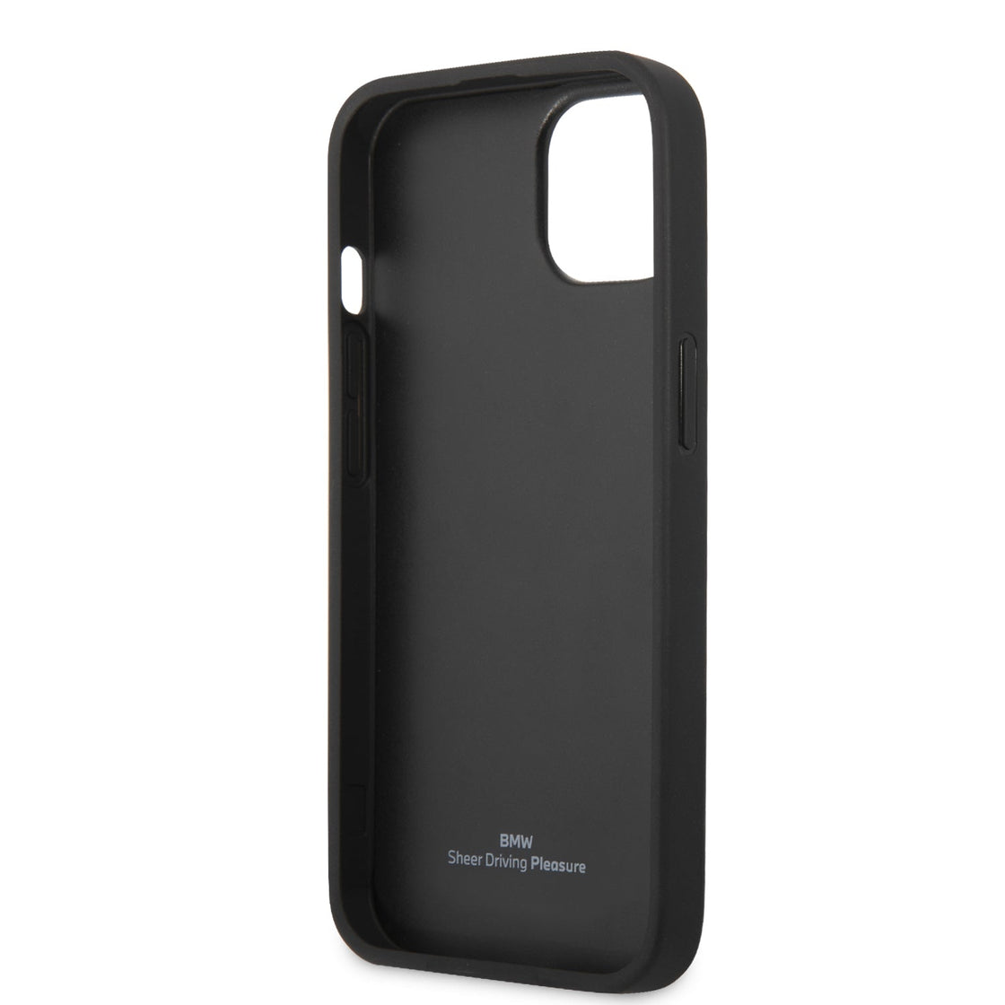 BMW - iPhone 13 - Carcasa HC LEATHER CURVE PERFORATE BLACK