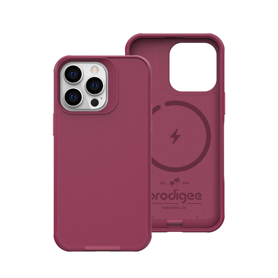 Prodigee - iPhone 14 Pro Max Carcasa  Balance - Burgundy