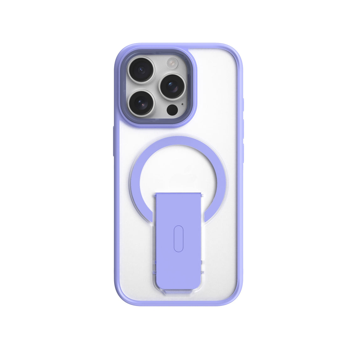 CLICK - iPhone 16 Pro Max - Carcasa Latch Series - Clear Purple