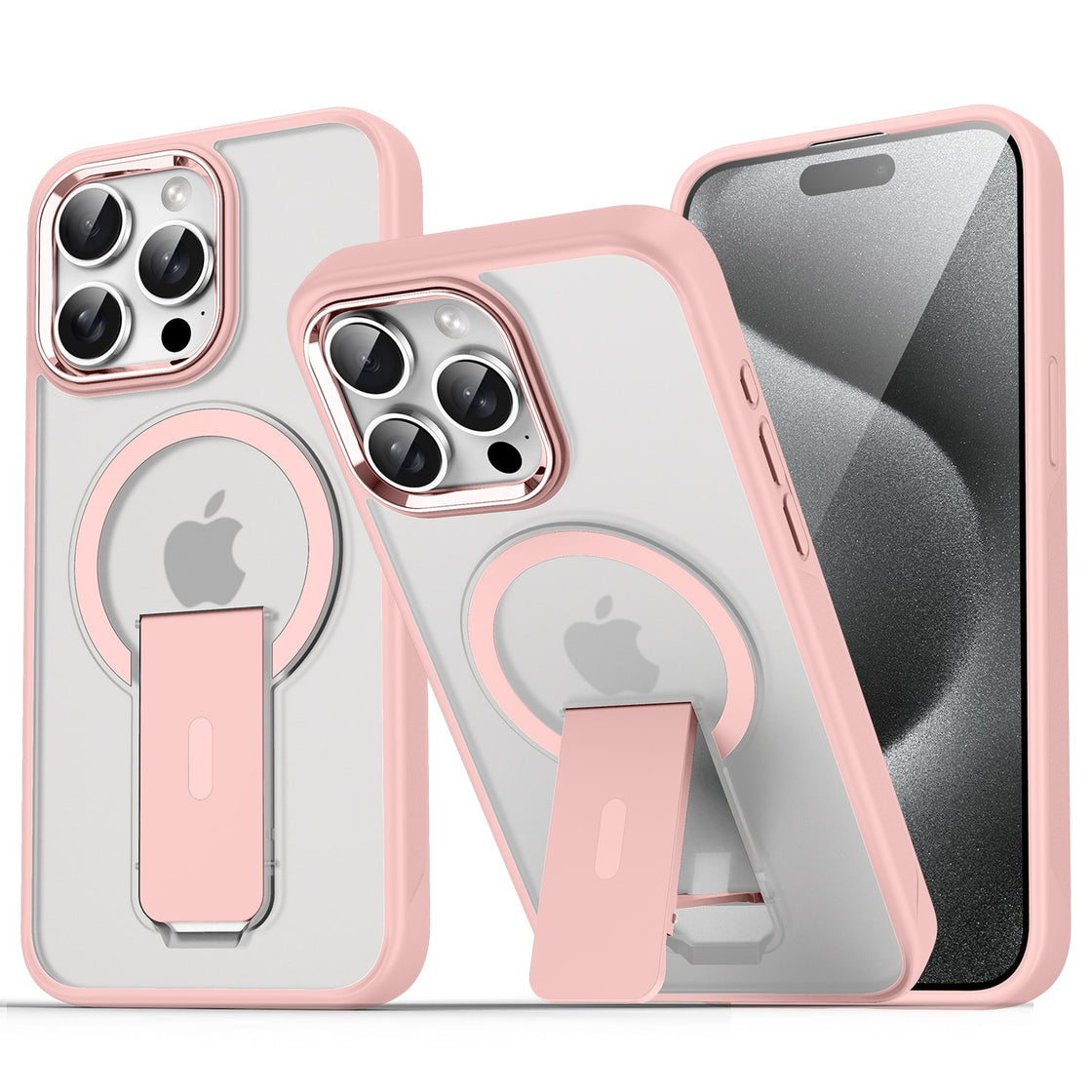 CLICK - iPhone 16 Pro Max - Carcasa Latch Series - Clear Pink