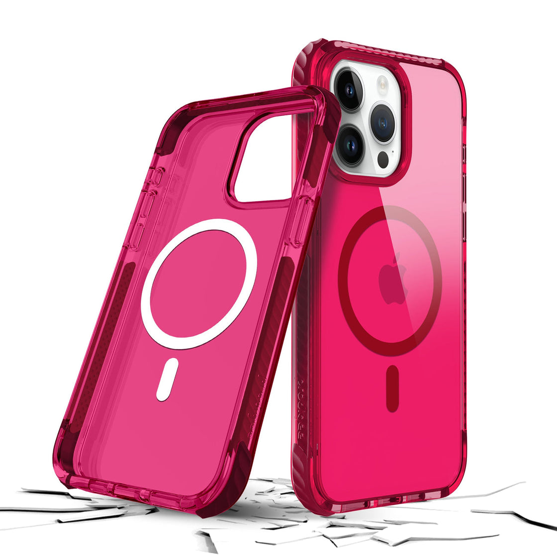 Prodigee - iPhone 15 Pro Max Carcasa  Safetee Neo - Fuchsia + Mag