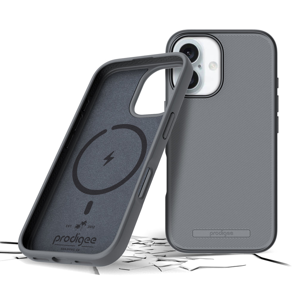 Prodigee - iPhone 16 - Carcasa Solid - Pewter