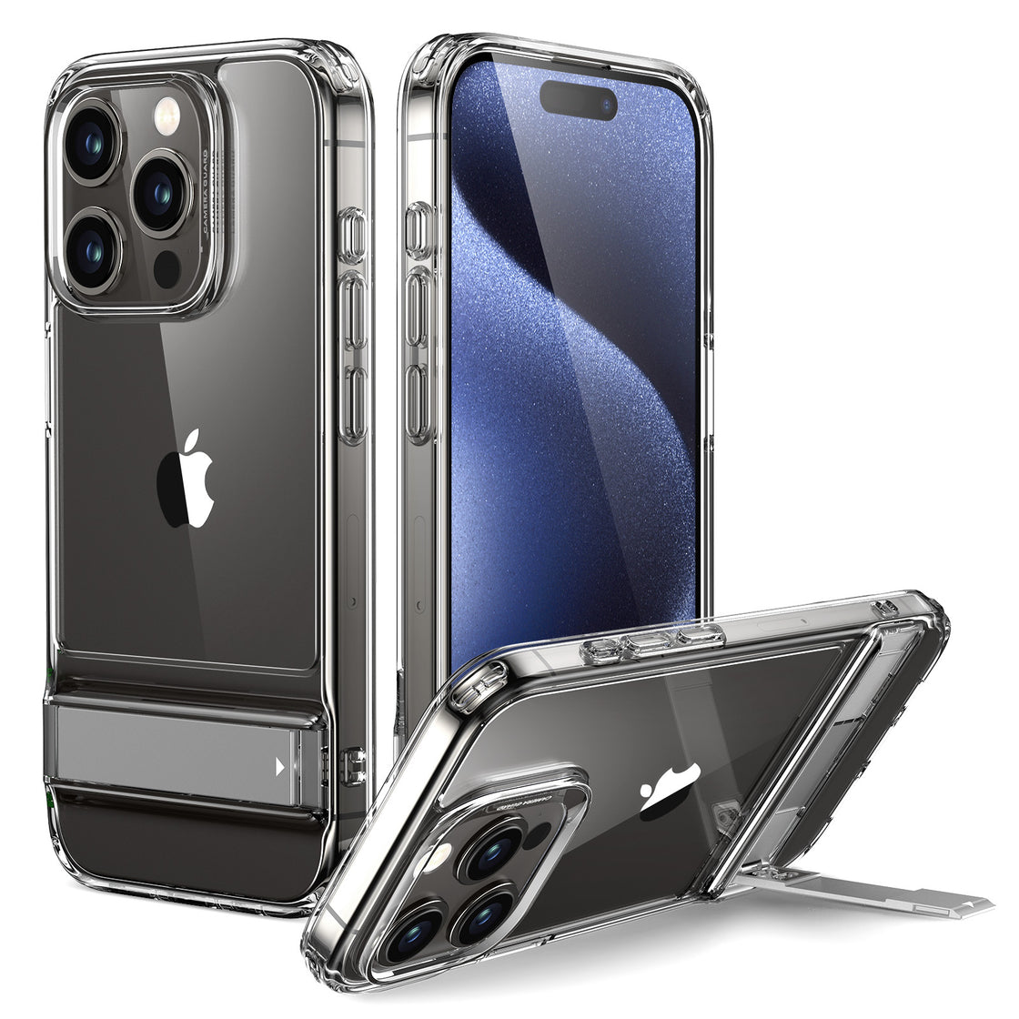 ESR - iPhone 15 Pro Max - Carcasa Boost Kickstand Case - Clear