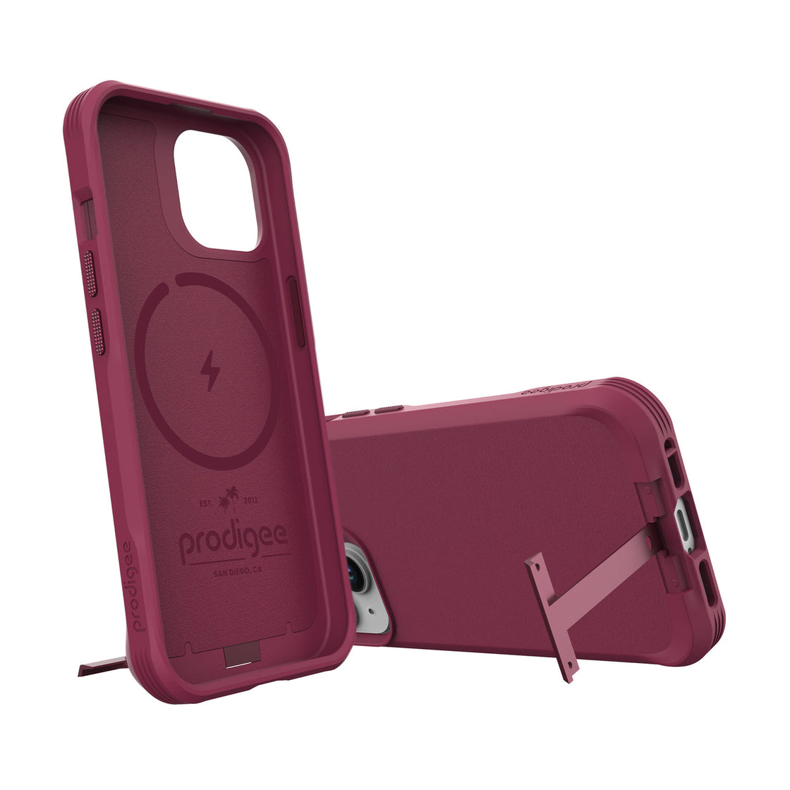 Prodigee - iPhone 15/14/13 - Carcasa Balance - Burgundy