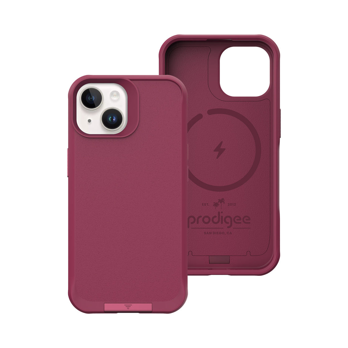 Prodigee - iPhone 15/14/13 - Carcasa Balance - Burgundy