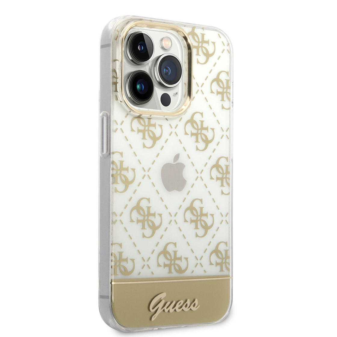 Guess - iPhone 14 Pro - Carcasa HC 4G Electro Script - Gold