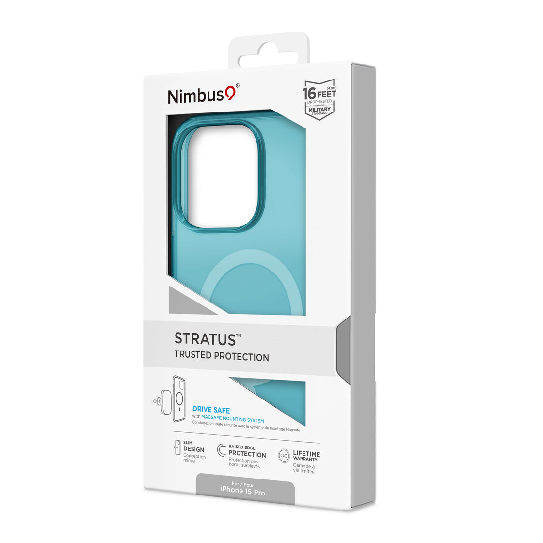 Nimbus9 - iPhone 15 Pro - Carcasa Stratus - Blue