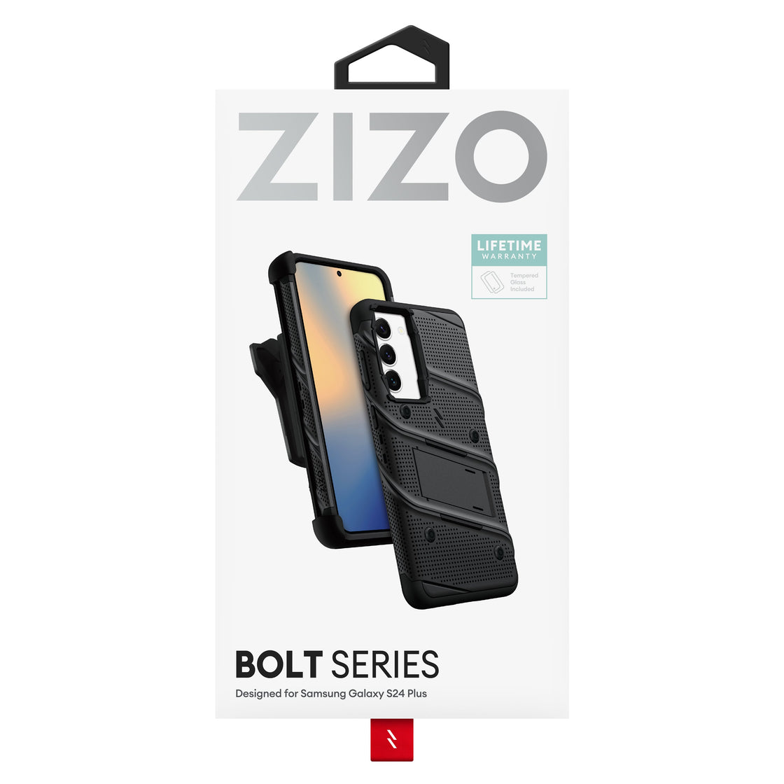 ZIZO - Galaxy S24 Plus - Carcasa BOLT Bundle - Black