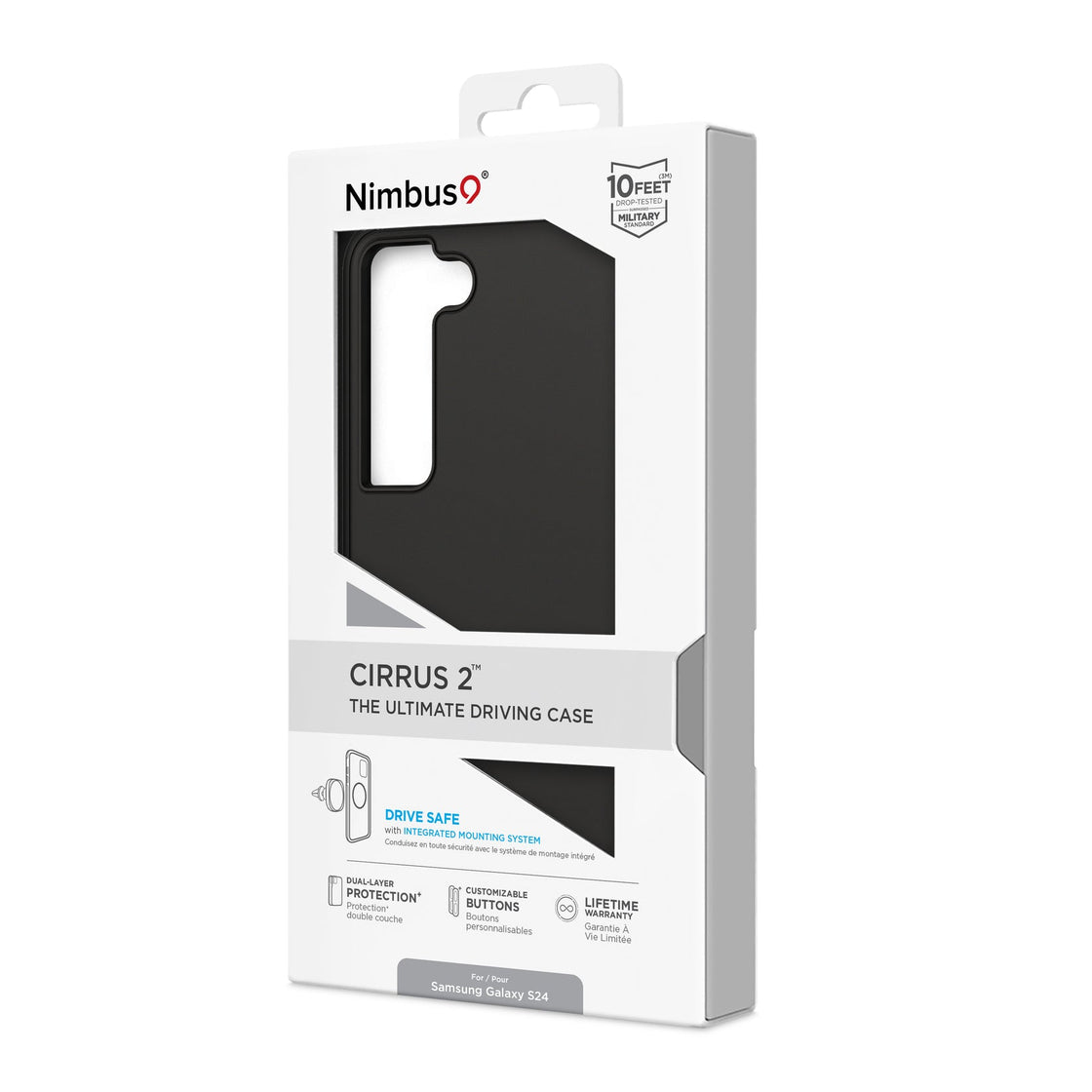 Nimbus9 - Galaxy S24 - Carcasa Cirrus 2 - Black