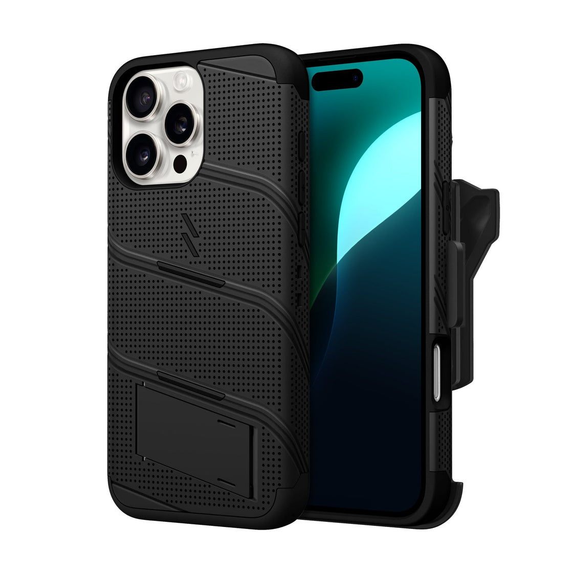 Zizo - iPhone 16 Pro - Carcasa BOLT - Black