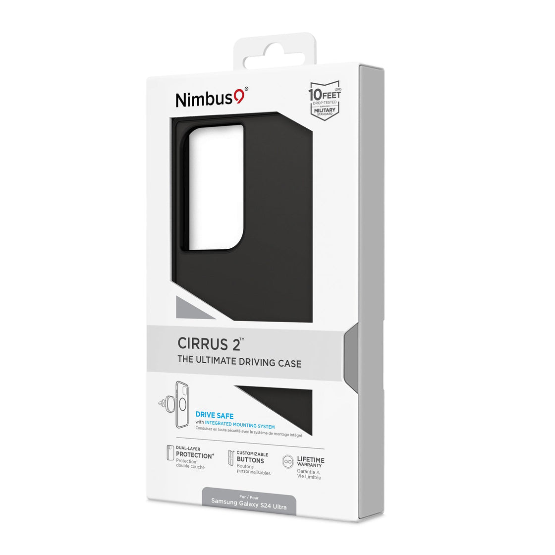 Nimbus9 - Galaxy S24 Ultra - Carcasa Cirrus 2- Black