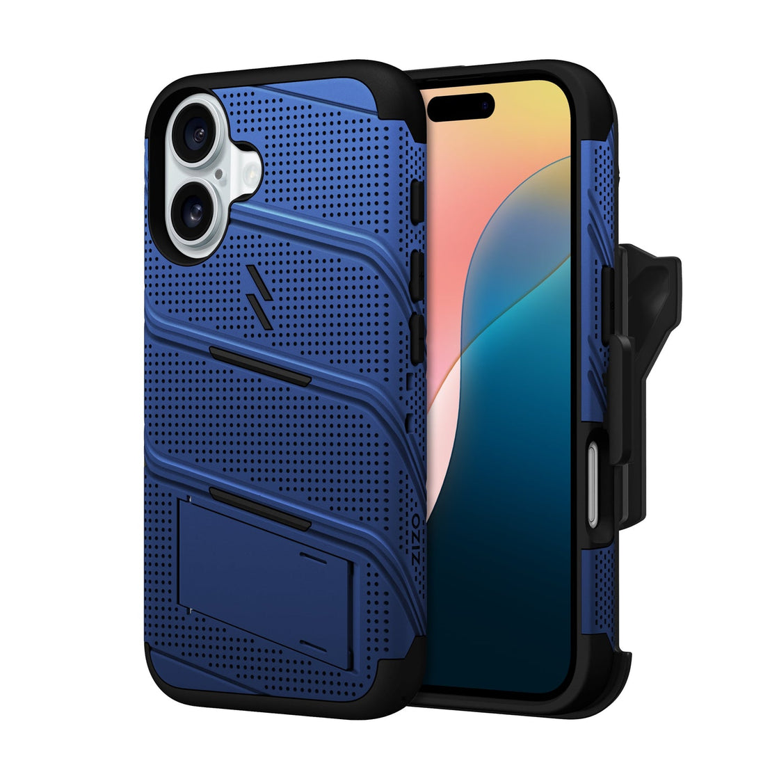 Zizo - iPhone 16 - Carcasa BOLT - Blue