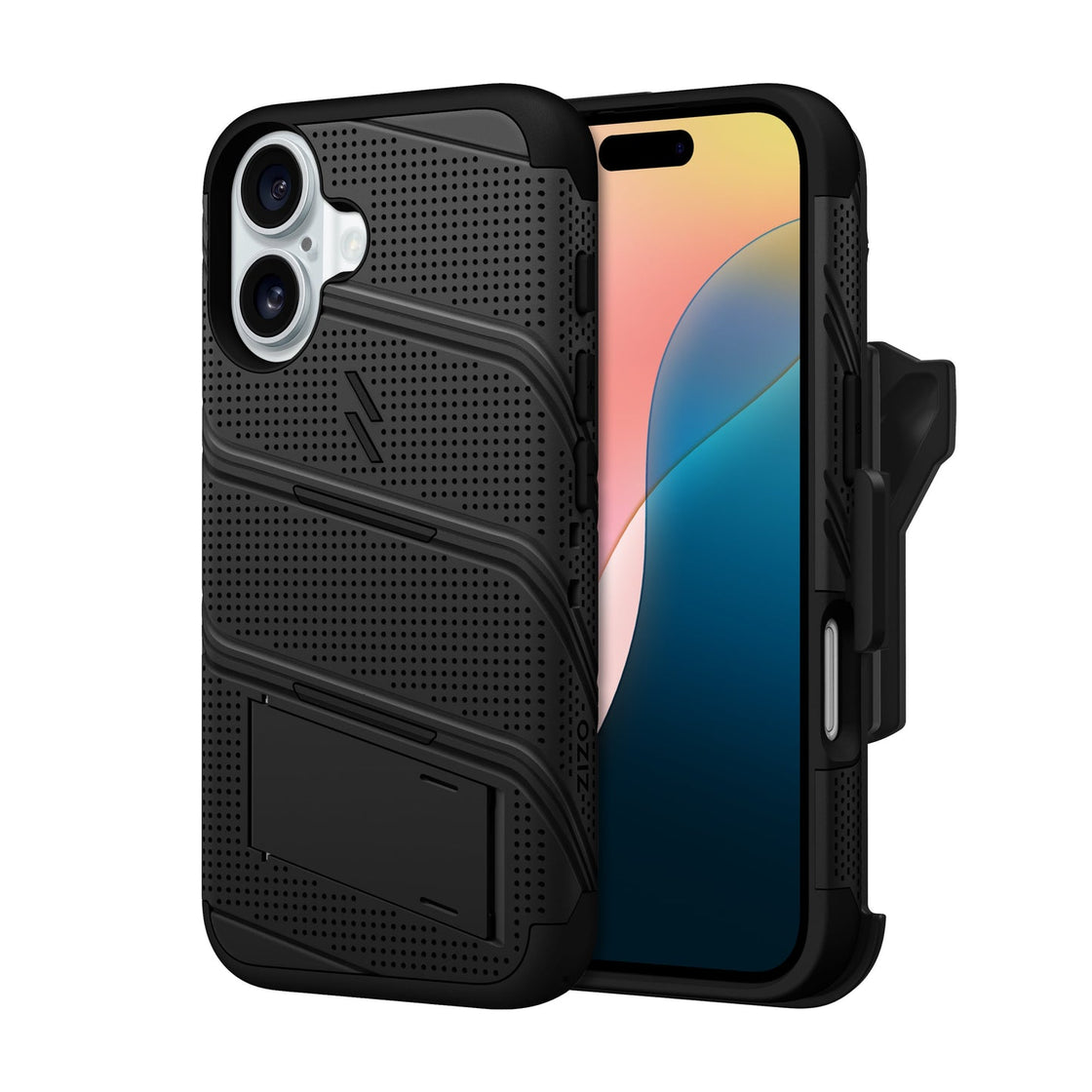 Zizo - iPhone 16 - Carcasa BOLT - Black