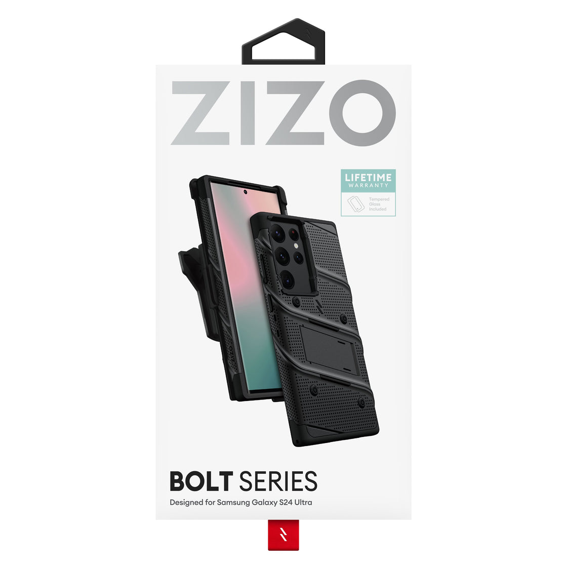 ZIZO - S24 Ultra - Carcasa BOLT Bundle Galaxy - Black