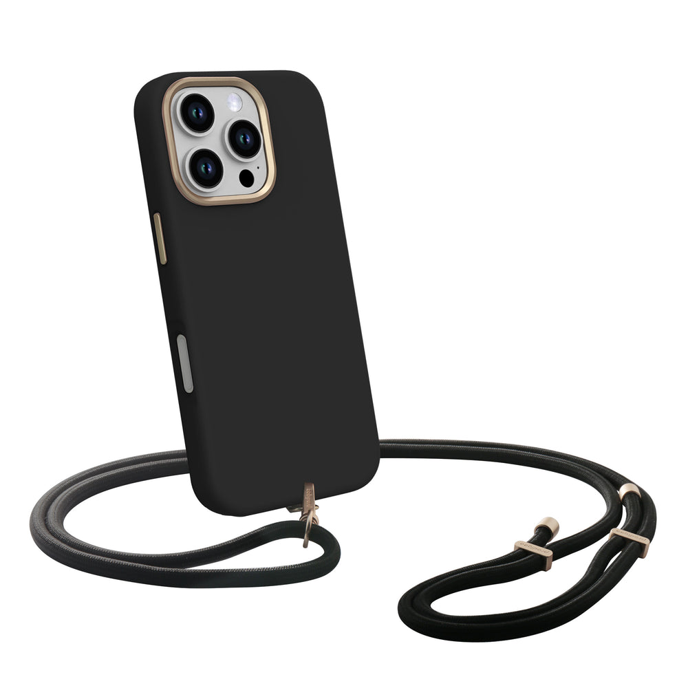 Prodigee - iPhone 16 Pro Max - Carcasa Valley - Black & Strap