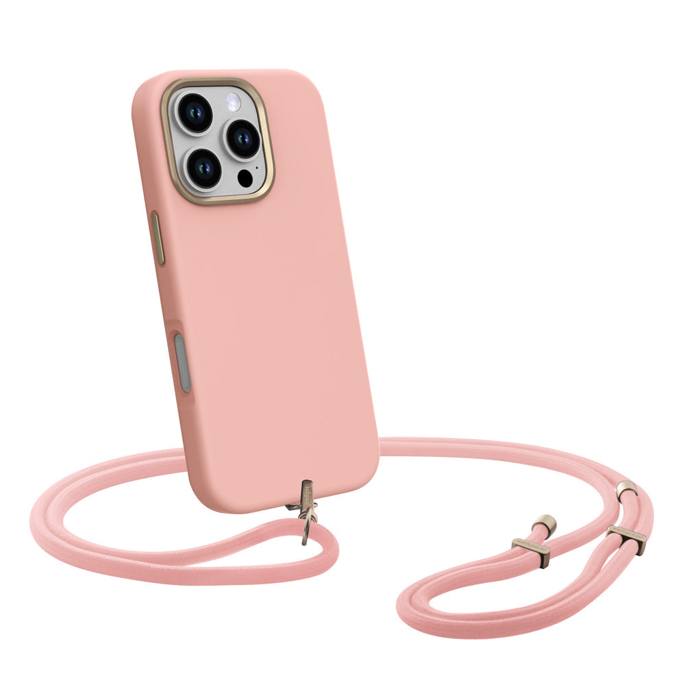 Prodigee - iPhone 16 Pro Max - Carcasa Valley - Blush & Strap