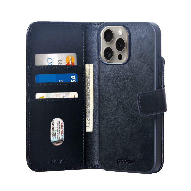 Prodigee - iPhone 16 Pro Max - Carcasa Folio Mag Wallet - Black