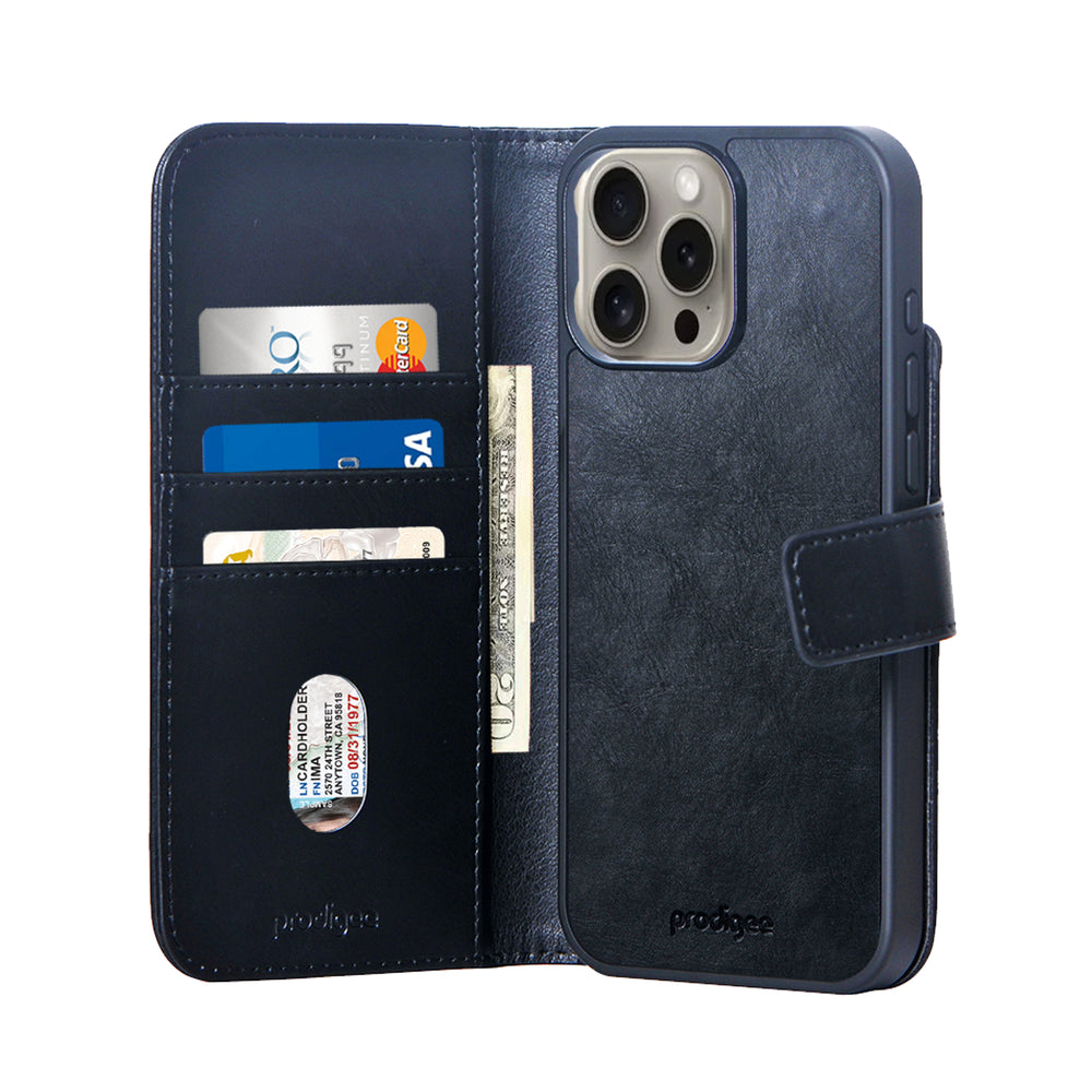 Prodigee - iPhone 16 Pro - Carcasa Folio Mag Wallet