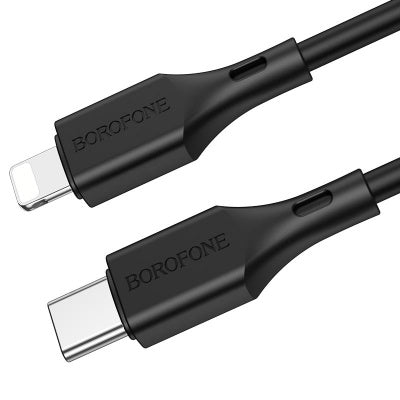 Borofone - BX49 Cool PD charging data cable for iP - negro