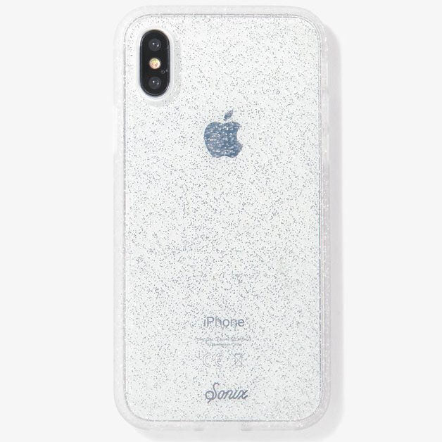 Sonix - iPhone XS Max - Carcasa Clear Coat - Silver Glitter