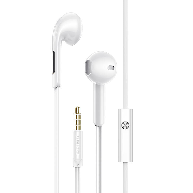 Borofone - BM55 Sonido universal earphones with microphone - Blanco