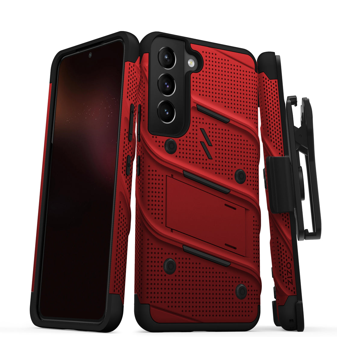 ZIZO - Galaxy S22 - Carcasa Bolt - Red