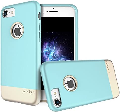 Prodigee - iPhone 7/8 - Carcasa Fit - Aqua/Gold