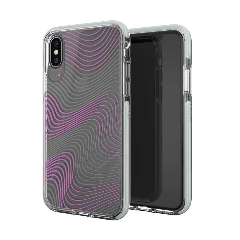 Gear4 - iPhone XS Max - Carcasa Victoria - Fabric Dusty Fuchsia