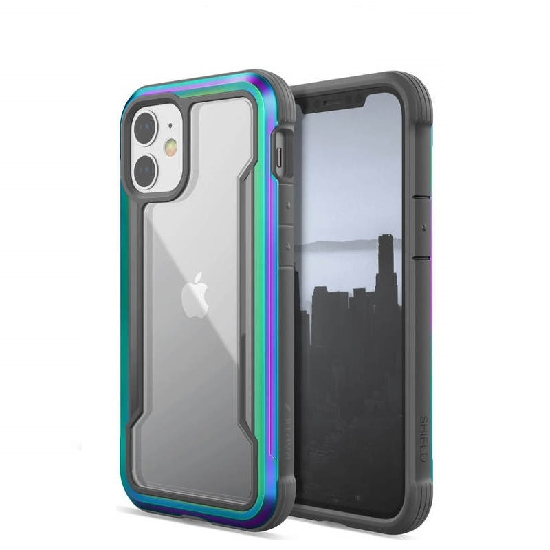 X-Doria - iPhone 12 Mini - Carcasa Raptic Shield - Iridescent