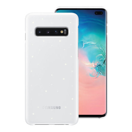 Samsung - Galaxy S10 - Carcasa LED Back Cover - Blanco