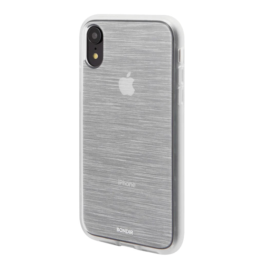 Bondir - iPhone X/XS - Carcasa Clear Coat - Silver