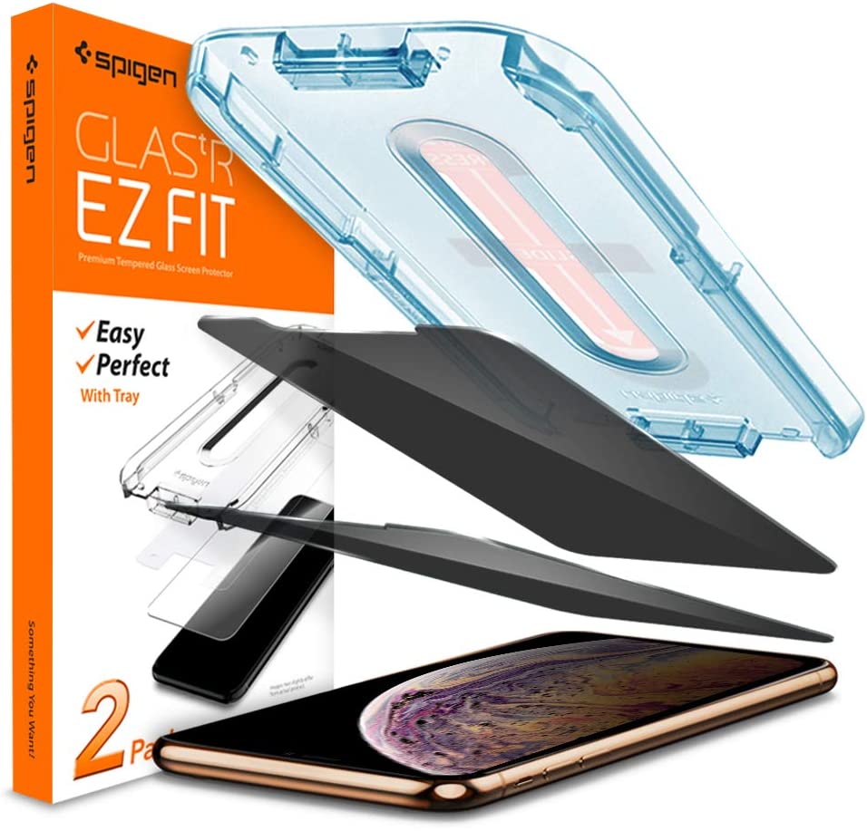 Spigen - iPhone XS/11Pro - Mica de Vidrio Glas .tR EZ Fit - Clear