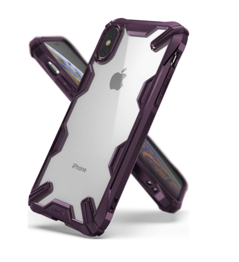 Ringke - iPhone X/XS - Carcasa Fusion X - Purpura