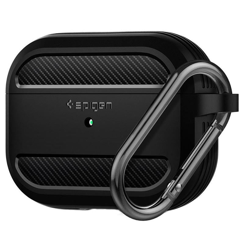 Spigen - Airpods Pro - Carcasa Rugged Armor - Negro