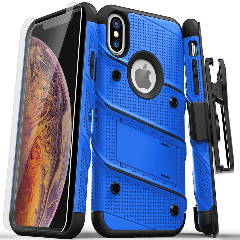 Zizo - iPhone X/XS - Carcasa Bolt - Blue/Black