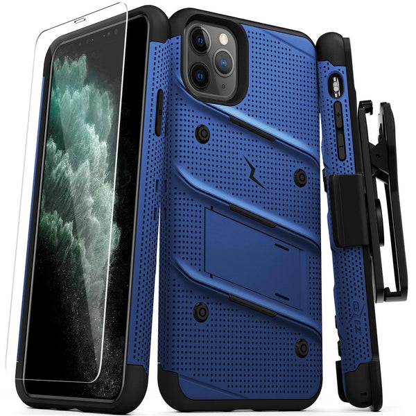 Zizo - iPhone 11 Pro Max - Carcasa Bolt - Azul/Negro