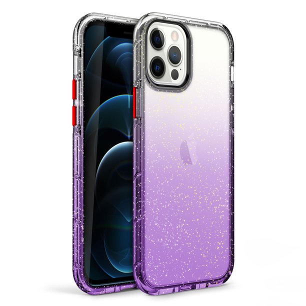 Zizo - iPhone 12 Pro Max - Carcasa Surge - Purple Glitter