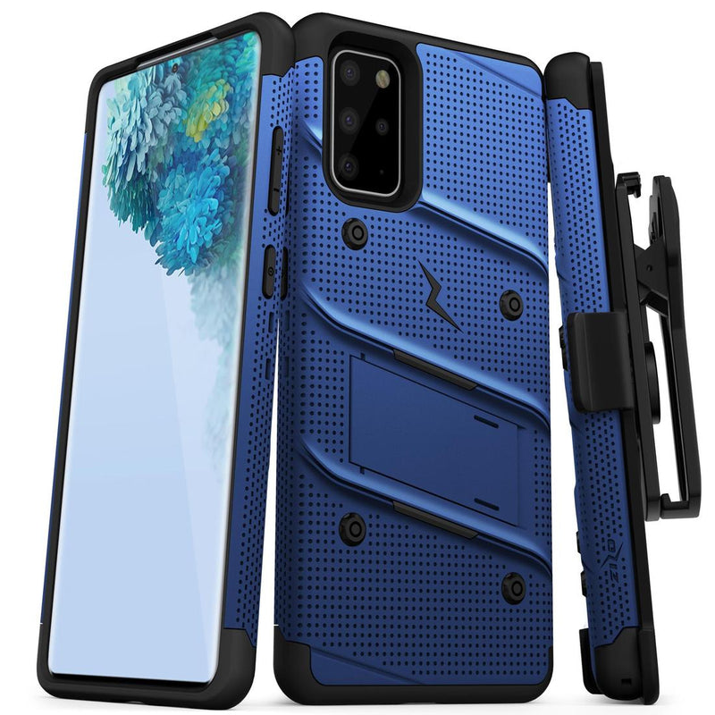 Zizo - Galaxy S20+ - Carcasa Bolt - Azul/Negro