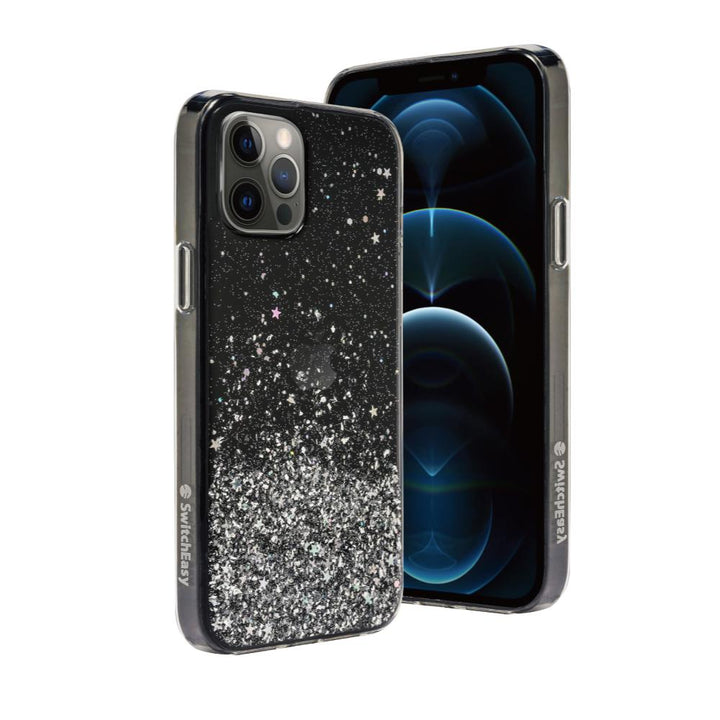 Switcheasy - iPhone 12/12 Pro - Carcasa Starfield - Translucent Black