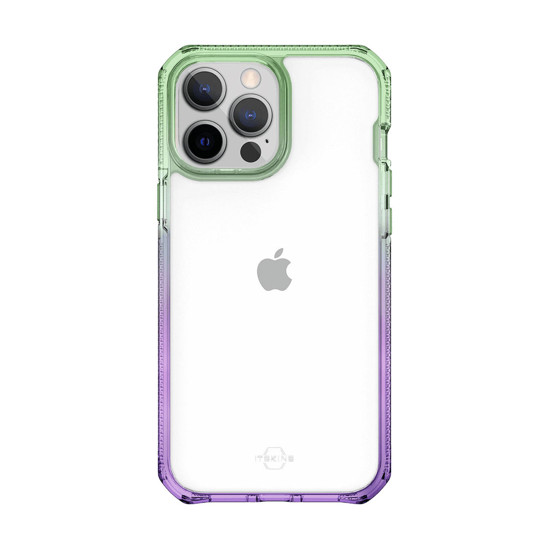 ITSKINS - iPhone 13 Pro Max / 12 Pro Max - Carcasa SUPREME PRISM - light green and light purple